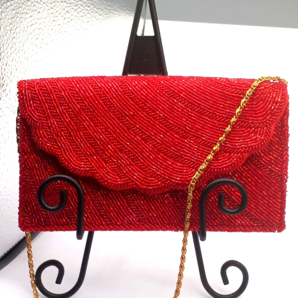 Christmas Red Clutch